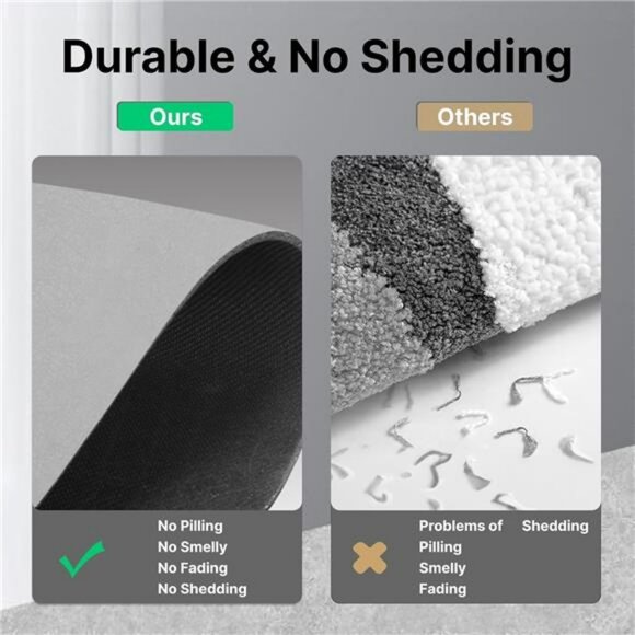 Grey Diatomaceous Earth Bath Mat Non Slip Quick Dry Super Absorbent Thin Rug - Picture 4 of 7